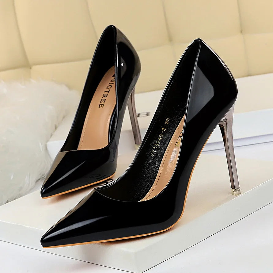 Luxury Glossy Stiletto Heels
