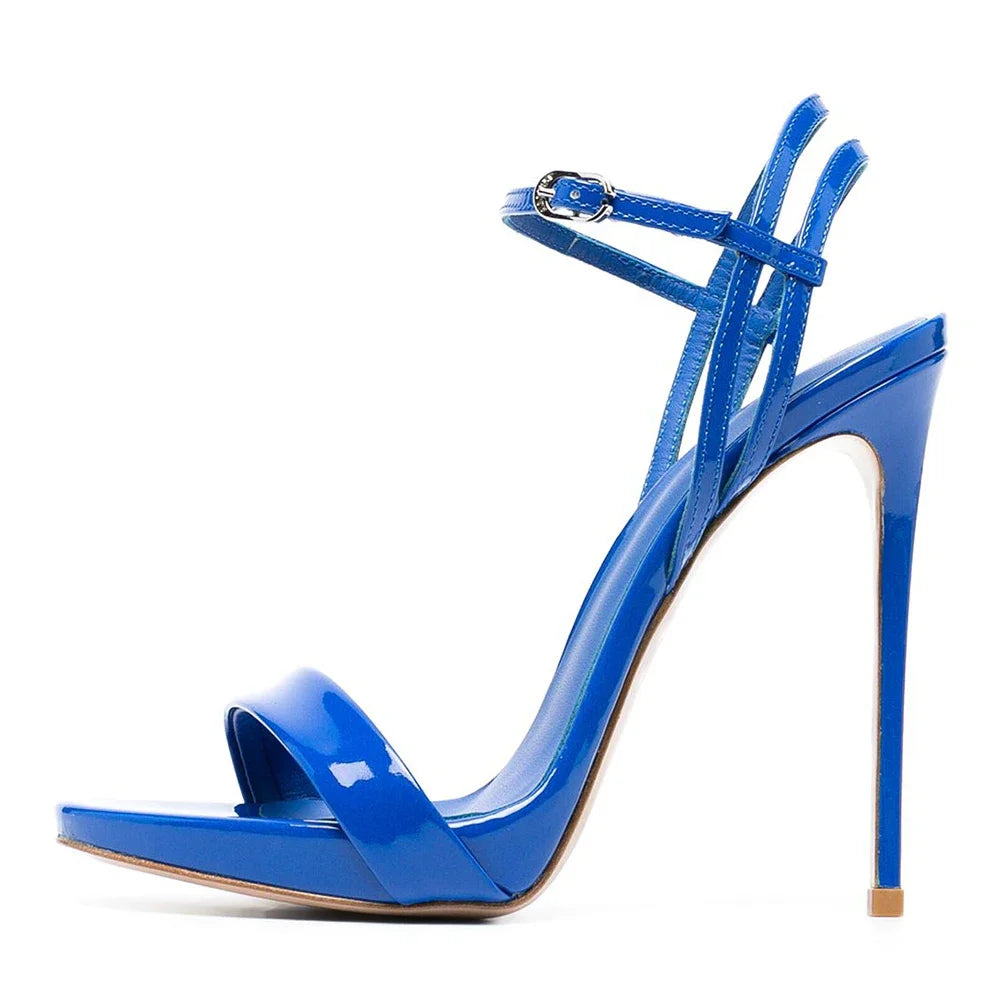 Women's Fashion Bright Leather Heels