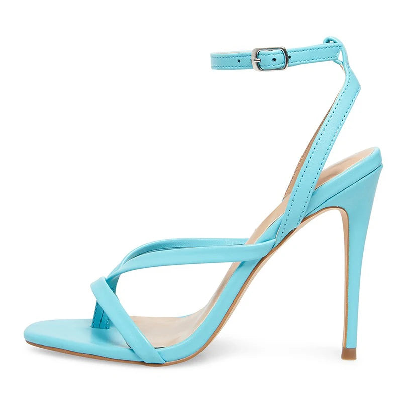 Elegant Ankle Strap High Heels