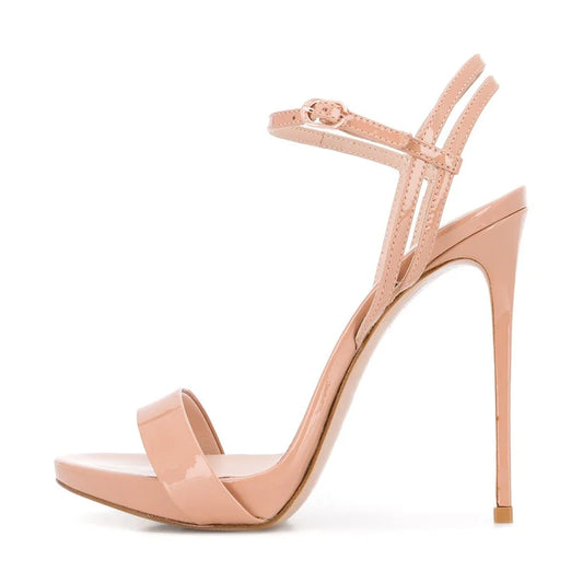 Women's Fashion Bright Leather Heels
