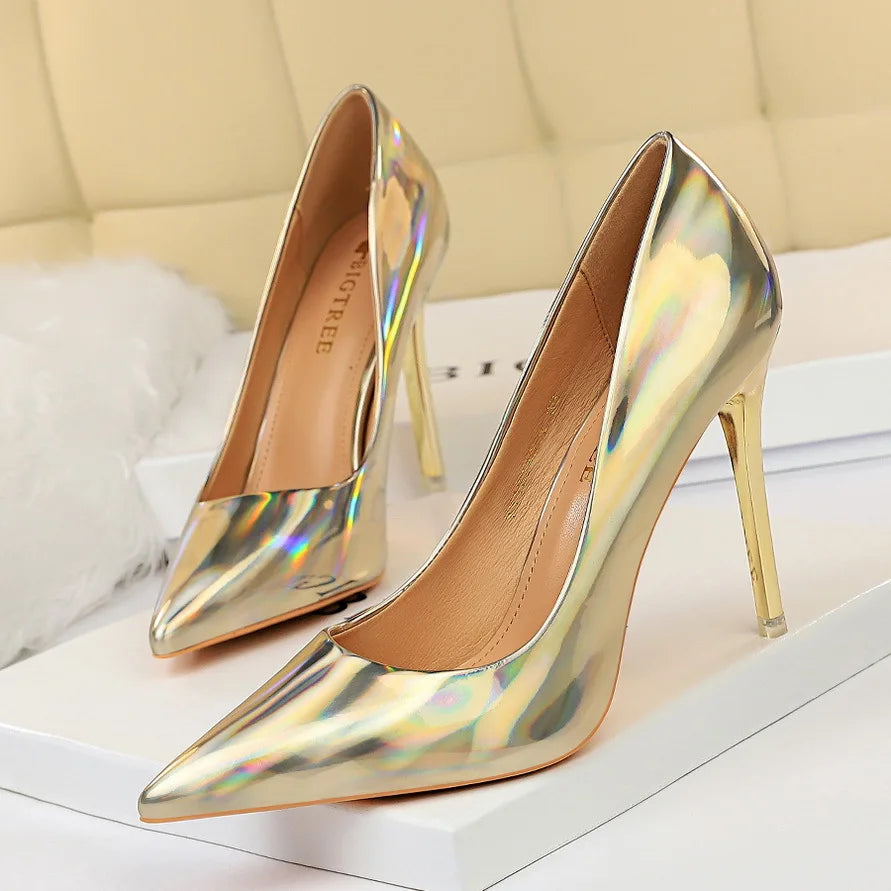 Luxury Glossy Stiletto Heels