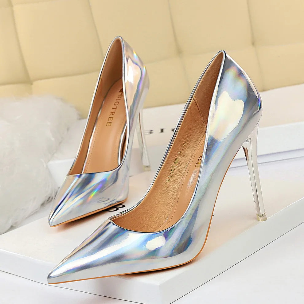 Luxury Glossy Stiletto Heels