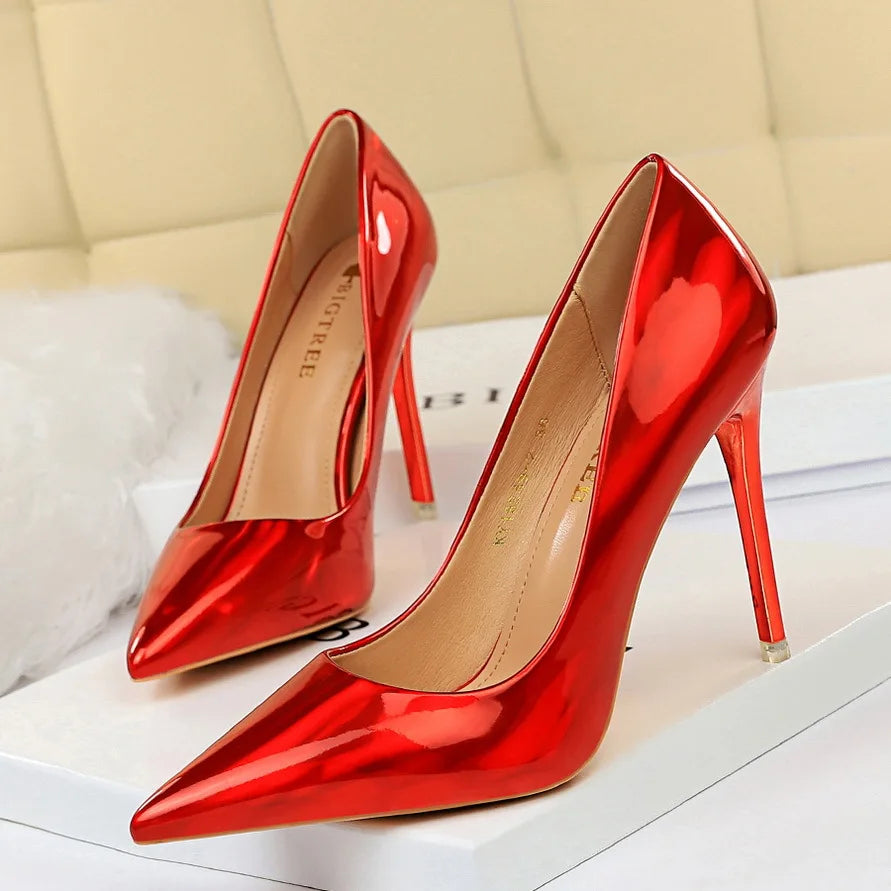 Luxury Glossy Stiletto Heels