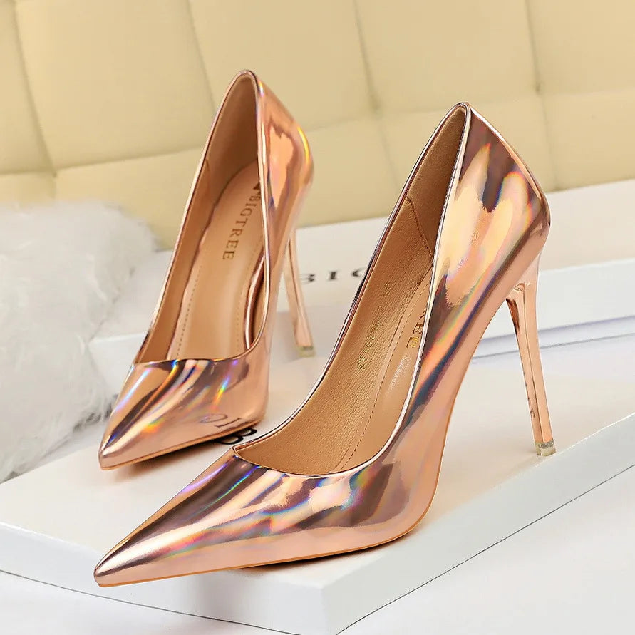 Luxury Glossy Stiletto Heels