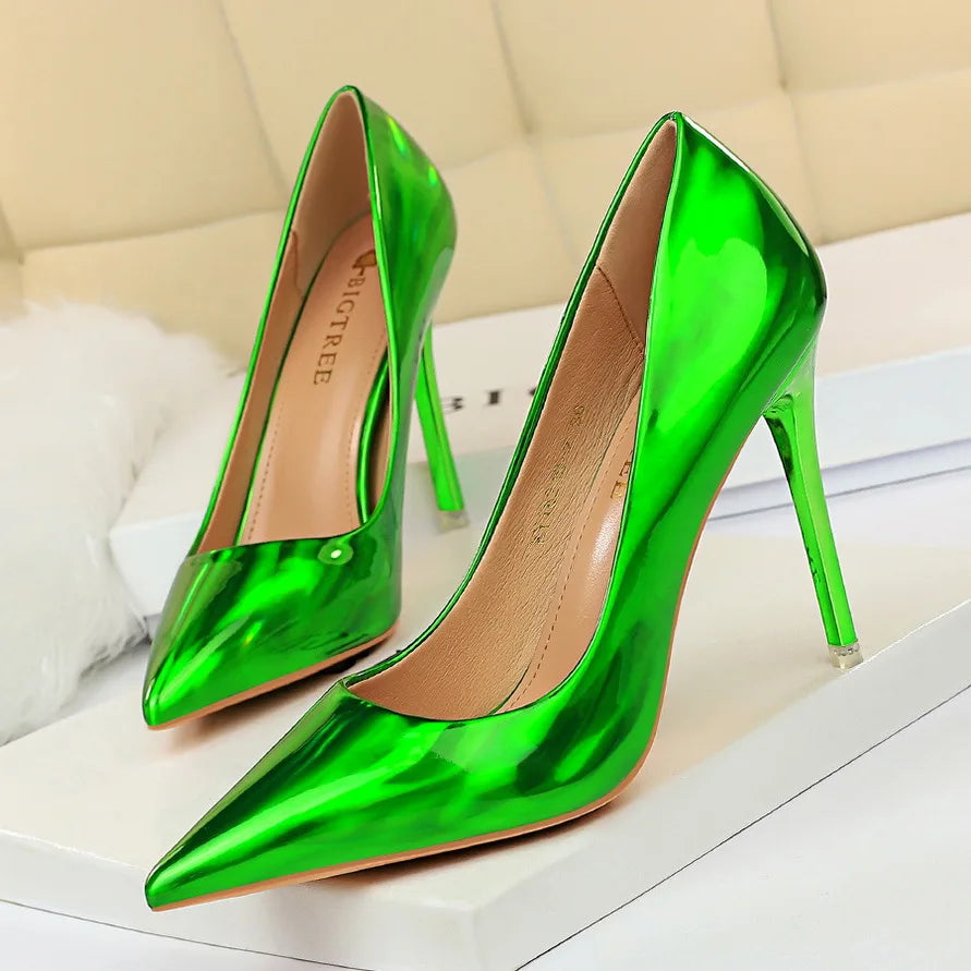 Luxury Glossy Stiletto Heels
